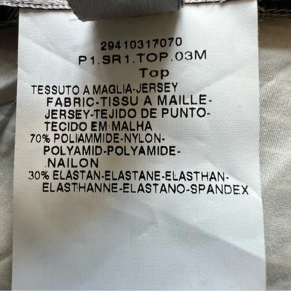 Maxmara Sportmax Black White Stripe Long Sleeve Top 17998 - Picture 9 of 9